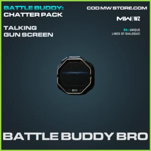 Battle Buddy Bro Talking Gun Screen in Warzone, MW2 and MW3 Battle Buddy: Chatter Pack Bundle