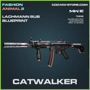Catwalker Lachmann Sub blueprint skin in Warzone, MW2 and MW3 Fresh Fashion Animal 2 Bundle