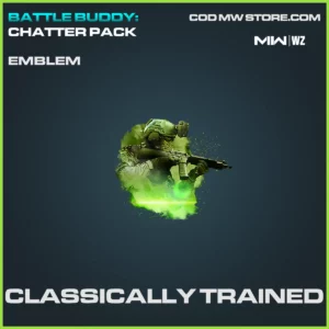 Classically Trained Emblem in Warzone, MW2 and MW3 Battle Buddy: Chatter Pack Bundle