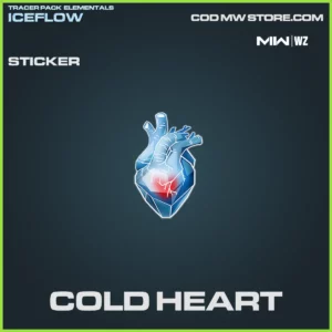 Cold Heart Sticker in Warzone and MW2 Tracer Pack Elementals Iceflow Bundle