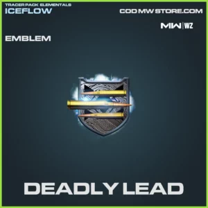 Deadly Lead Emblem in Warzone and MW2 Tracer Pack Elementals Iceflow Bundle
