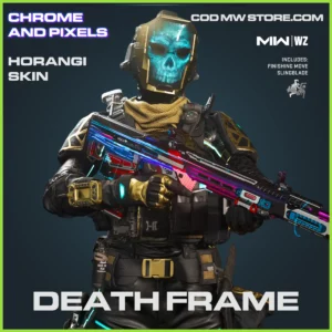 Death Frame Horangi Skin in Warzone and MW2 Chrome and Pixels Bundle