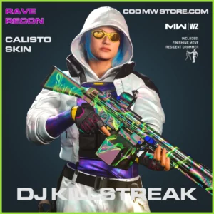 DJ Killstreak Calisto Skin in Warzone, MW2 and MW3 Rave Recon Bundle