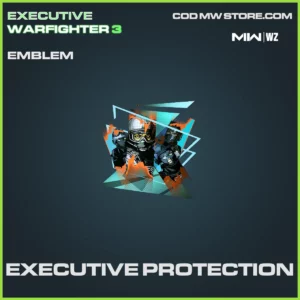 Executive Protection Emblem in Warzone and MW2 Executive Warfighter 3 Bundle
