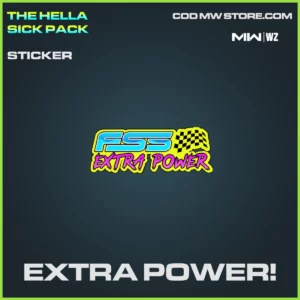 Extra Power! Sticker in Warzone, MW2 and MW3 The Hella Sick Pack Bundle