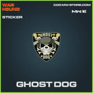 Ghost Dog Sticker in Warzone and MW2 War Hound Bundle