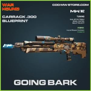 Going Bark Carrack .300 Blueprint Skin in Warzone and MW2 War Hound Bundle