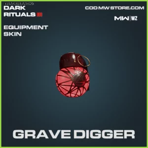 Grave Digger Equipment Grenade Skin in Warzone and MW2 Dark Rituals III Bundle