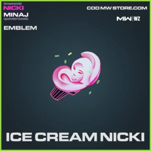 Ice Cream Nicki Emblem in Warzone, MW2 and MW3 Nicki Minaj Operator Bundle