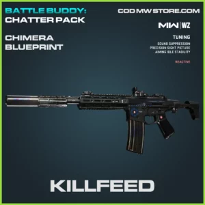 Killfeed Chimera Blueprint Skin in Warzone, MW2 and MW3 Battle Buddy: Chatter Pack Bundle