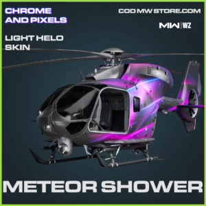 Meteor Shower Light Helo Skin in Warzone and MW2 Chrome and Pixels Bundle