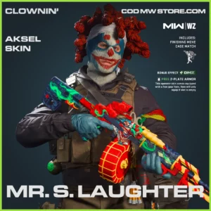 MR. S. Laughter Aksel Skin in Warzone and MW2 Clownin' Bundle