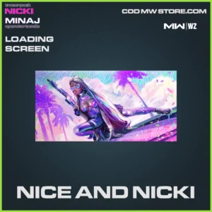 Nice and Nicki Loading Screen in Warzone, MW2 and MW3 Nicki Minaj Operator Bundle