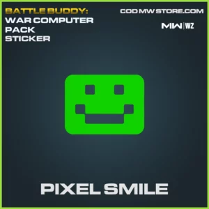 Pixel Smile Sticker in Warzone, MW2 and MW3 Battle Buddy: War Computer Pack