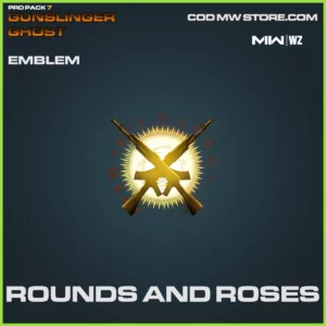Rounds and Roses Emblem in Warzone and MW2 Pro Pack 7 Gunslinger Bundle