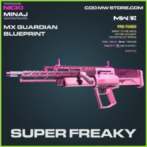 Super Freaky MX Guardian Blueprint Skin in Warzone, MW2 and MW3 Nicki Minaj Operator Bundle