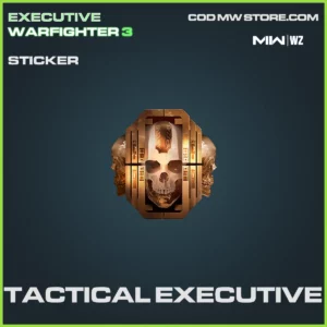 Tactical Executive Sticker in Warzone and MW2 Executive Warfighter 3 Bundle