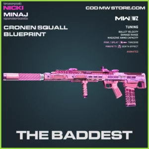 The Baddest Cronen Squall Blueprint Skin in Warzone, MW2 and MW3 Nicki Minaj Operator Bundle