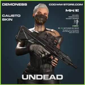 Undead Calisto Skin in Warzone, MW2 and MW3 Demoness Bundle