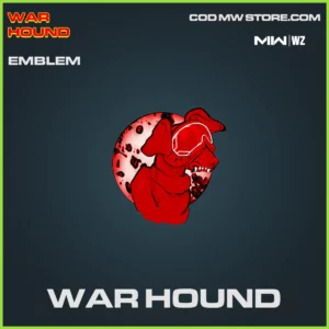 War hound emblem in Warzone and mw2 Dog Hound Bundle
