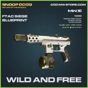 Wild and Free FTAC Siege Blueprint SKin in Warzone and MW2 Snoop Dogg Return of the Shizzle Bundle