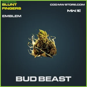 Bud Beast Emblem in Warzone, MW2, MW3 Tracer Pack: Blunt Fingers Bundle