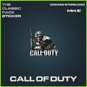 Call of Duty Sticker in Warzone, MW2, MW3 The Classic Pack Bundle