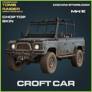 Croft Car Chop Top Skin in Lara Croft Tomb Raider Operator Bundle in Warzone, MW2 and MW3
