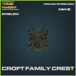 Croft Family Crest Emblem in Lara Croft Tomb Raider Operator Bundle in Warzone, MW2 and MW3