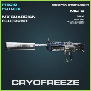 Cryofreeze MX Guardian Blueprint Skin in Warzone, MW2, MW3 Frigid Future Bundle