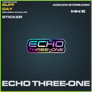 Echo Three-One Sticker in Warzone, MW2 and MW3 Ruff Day Bundle