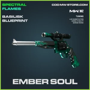 Ember Soul Basilisk Blueprint Skin in Warzone, MW2, MW3 Spectral Flames Bundle