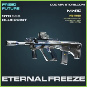 Eternal Freeze STB 556 Blueprint Skin in Warzone, MW2, MW3 Frigid Future Bundle