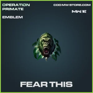 Fear This Emblem in Warzone, MW2, MW3 Operation Primate Bundle