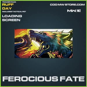 Ferocious Fate Loading Screen in Warzone, MW2 and MW3 Ruff Day Bundle