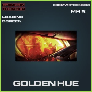 Golden Hue Loading Screen in Warzone, MW2, MW3 Crimson Thunder Bundle