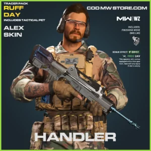 Handler Alex Skin in Warzone, MW2 and MW3 Ruff Day Bundle