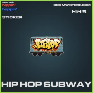 Hip Hop Subway Sticker in Warzone, MW2, MW3 Tracer Pack: hippin' hoppin' Bundle