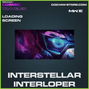 Interstellar Interloper Loading Screen in Warzone, MW2, MW3 Pro Pack 8: Cosmic Traveler Bundle