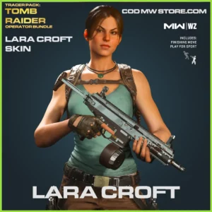 Lara Croft Skin in Tomb Raider Operator Bundle in Warzone, MW2 and MW3