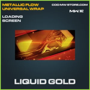 Liquid Gold Loading Screen in Warzone, MW2, MW3 Metallic Flow Universal Wrap Bundle