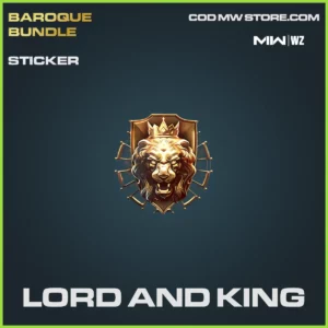 Lord and King Sticker Warzone, MW2, MW3 Baroque Bundle