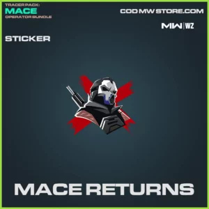 Mace Returns Sticker in Warzone, MW2, MW3 Tracer Pack: Mace Operator Bundle