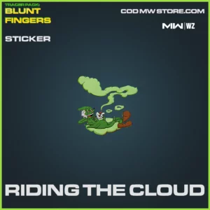 Riding The Cloud Sticker in Warzone, MW2, MW3 Tracer Pack: Blunt Fingers Bundle