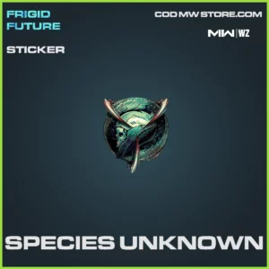 Species Unknown Sticker in Warzone, MW2, MW3 Frigid Future Bundle