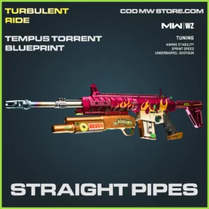Straight Pipes Tempus Torrent Blueprint Skin in Warzone, MW2, MW3 Turbulent Ride Bundle