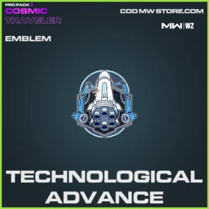Technological Advance Emblem in Warzone, MW2, MW3 Pro Pack 8: Cosmic Traveler Bundle
