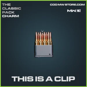 This is a clip charm in Warzone, MW2, MW3 The Classic Pack Bundle