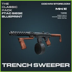 Trench Sweeper FTAC Siege Blueprint Skin in Warzone, MW2, MW3 The Classic Pack Bundle