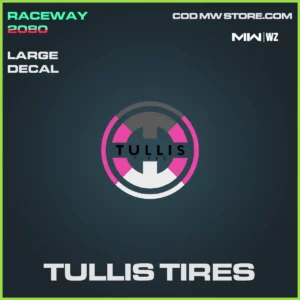 Tullis Tires Large Decal in Warzone, MW2, MW3 Raceway 2080 Bundle